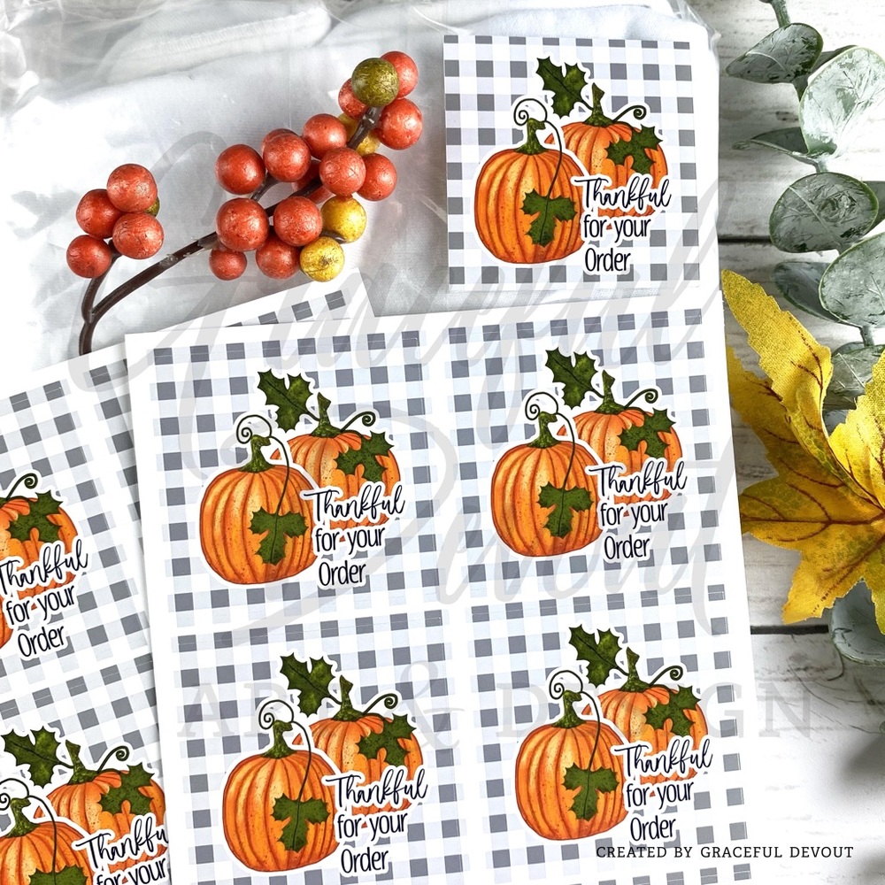 Thank For Your Order- 2" (inches) (96ct.) Stickers - Picture 5 of 5